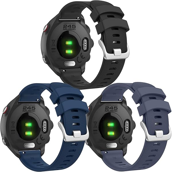 Amazon.com: Band for Garmin Forerunner 245, Soft Silicone